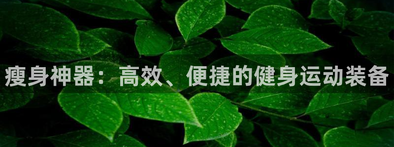 海南zoty中欧体育官网下载发展怎么样：瘦身神器：高效、便捷